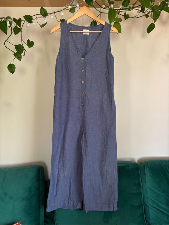 Offon Pants - OFFON Linen Wide-leg Summer Jumpsuit